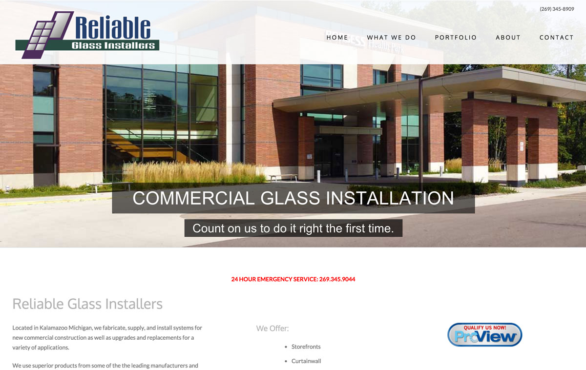 Reliable Glass Installers Blue Tree Web Design Llc